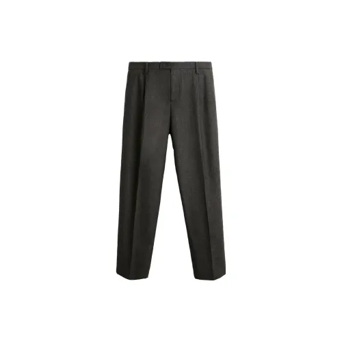 ZARA Suit Trousers Men Black