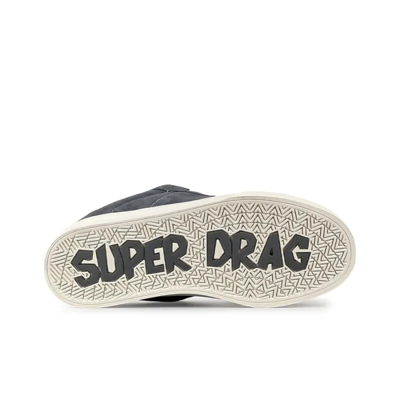 LuzaoT SUPER DRAG Low Top Skateboard Shoes Unisex Gray-5
