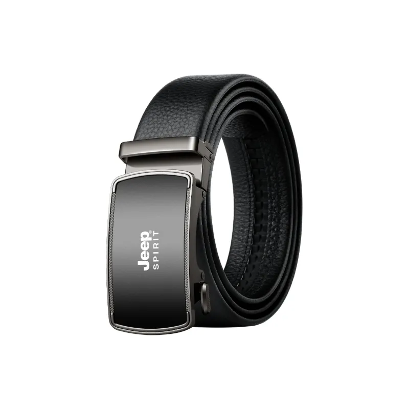 JEEP SPIRIT Automatic Buckle, Luxury Elegant, Business, Youth Cow Leather Belts Men's Width 3.5CM-2