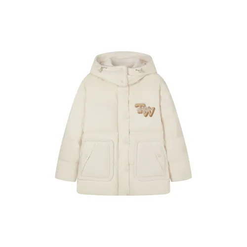 Teenie Weenie Down Jackets Women's Ivory White