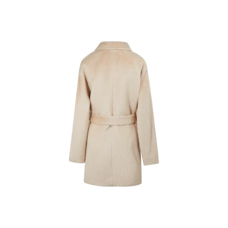 3COLOUR Coats Women's Light Coffee-1