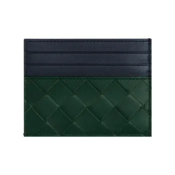 Bottega Veneta Intrecciato Two Toned Card Holder