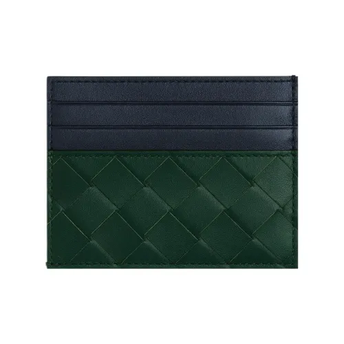 Bottega Veneta Intrecciato Two-Toned Card Holder