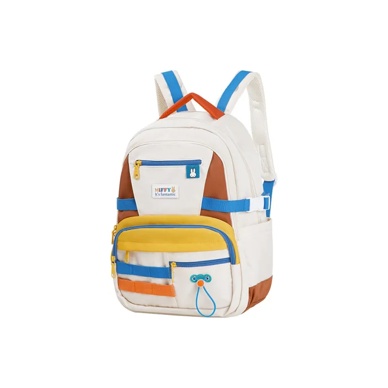 Miffy Oxford Backpack Large Size Women's Green/Brown-14