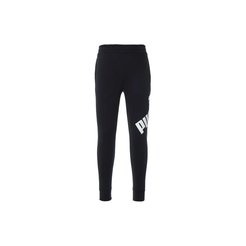 PUMA Knitted Sweatpants Men's Black-1