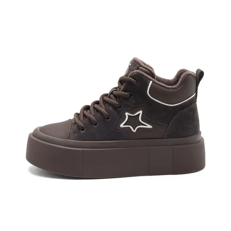 15 MINS High Top Skateboard Shoes Women's-0