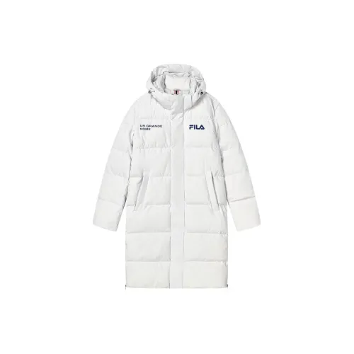 FILA Down Jackets Men Cool Stone White