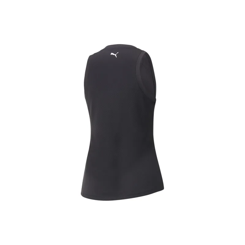 PUMA Essentials+ Fit Logo Training Tank Top Women's Tank Tops Women's Black-1