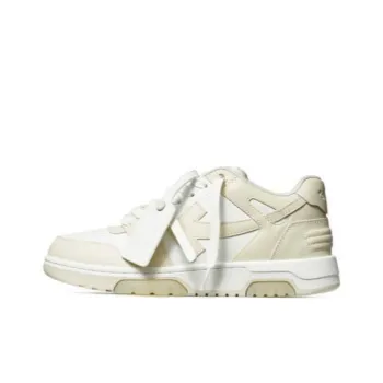 OFF WHITE Low Top Skateboard Shoes Women's Gray White