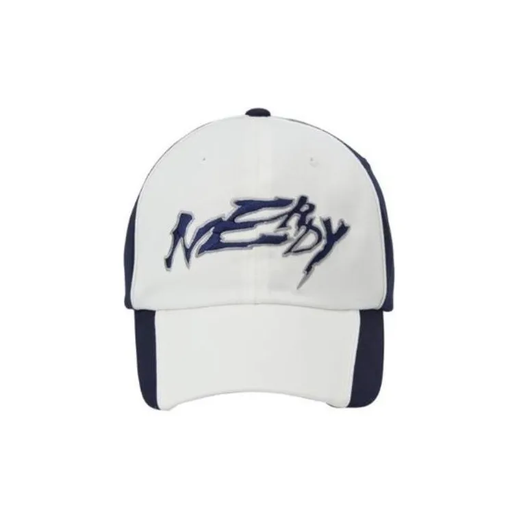 NERDY Cotton Polyester Baseball Caps Unisex White-0