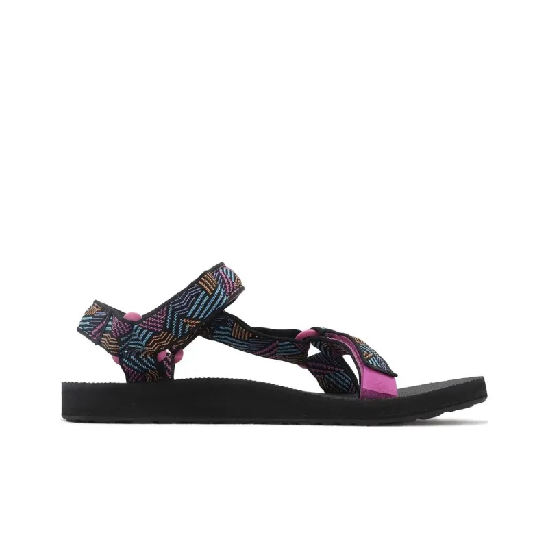 Teva Original Universal Beach Sandals Women's Black Purple-1