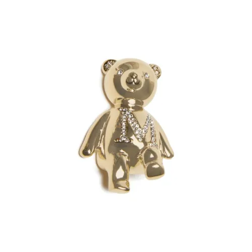 MaxMara Embellished Logo Engraved Brooch