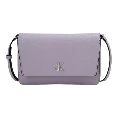 CALVIN KLEIN Synthetic Leather Wallet, Shoulder Bag, Crossbody Bag Women's Lavender