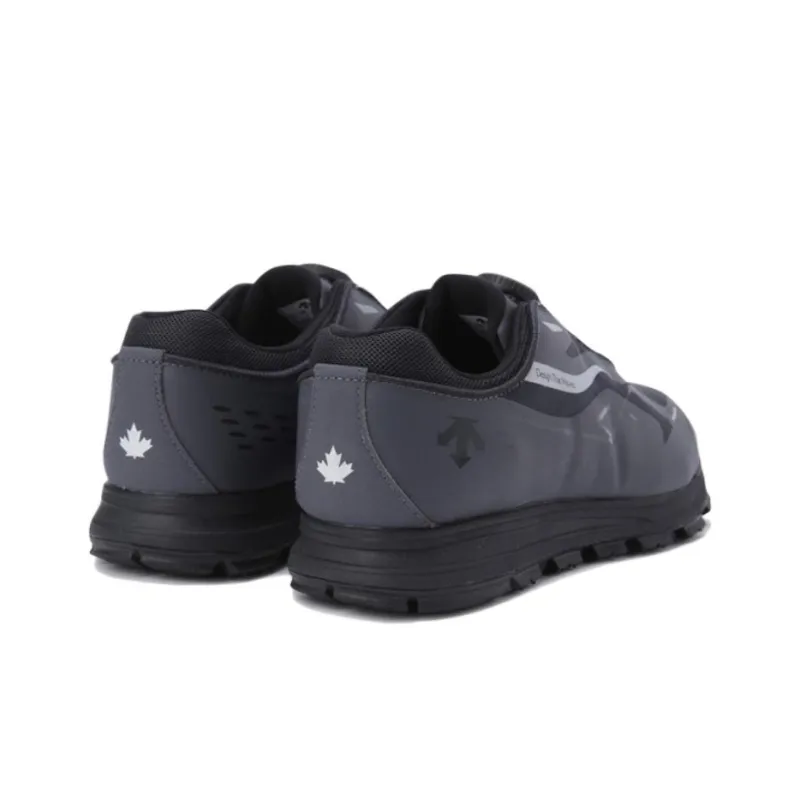 DESCENTE Stem Boa Abrasion Resistant Breathable Low Top Casual Shoes Unisex Black-3