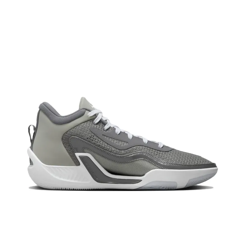 Jordan Tatum 1 Slip Resistant Mid Top Basketball Shoes Men's Gray Foreign Version-1