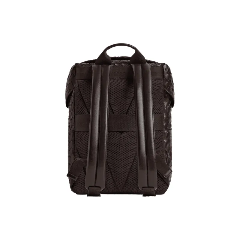 Bottega Veneta Intrecciato Flap Backpack-2