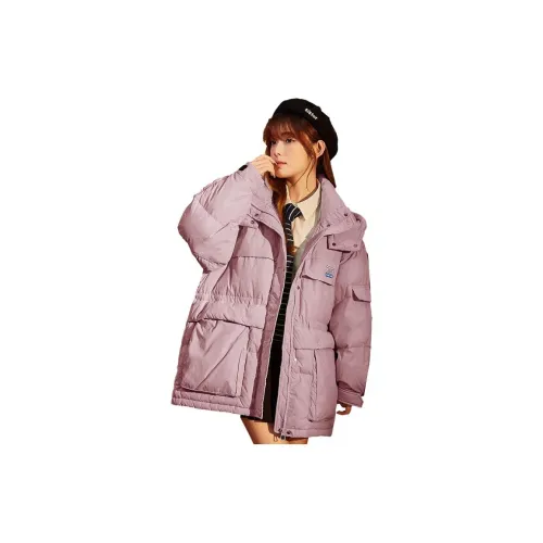 Tonlion Down Jackets Women's Light Soft Purple