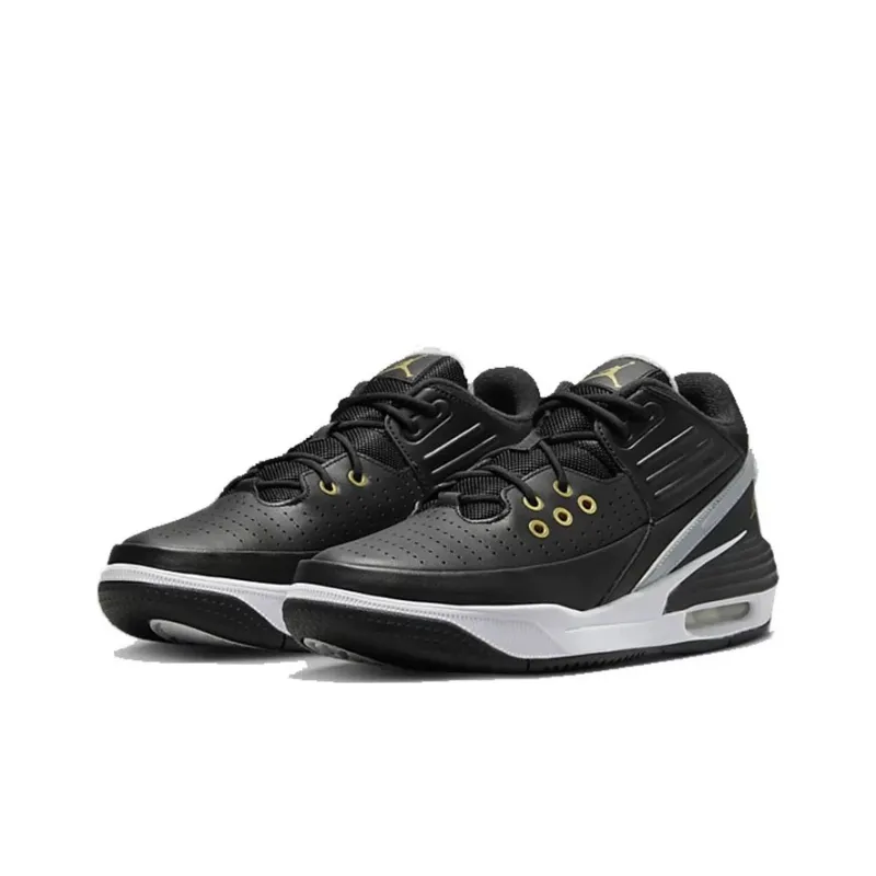 Jordan Max Aura 5 Black Metallic Gold-2