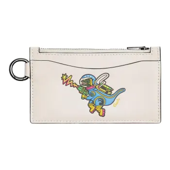 COACH Rexy Glove Tanning Coin Purses Card Holders Women's Tin & Chalk