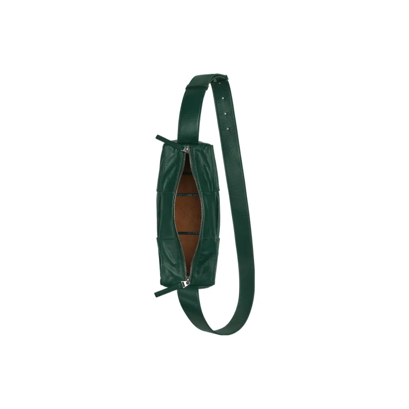 Bottega Veneta ARCO Cow Leather Camera Bag, Crossbody Bag, Shoulder Bag Medium Size Men's Emeralds-2