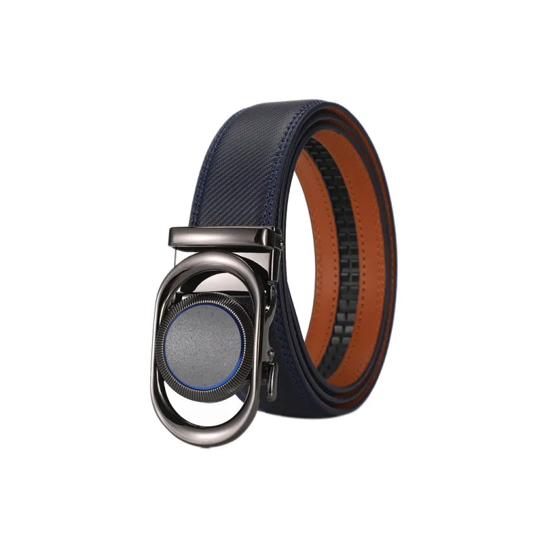 ALIEN BANG Cow Leather Leather Belts Men's Width 3.5CM-1