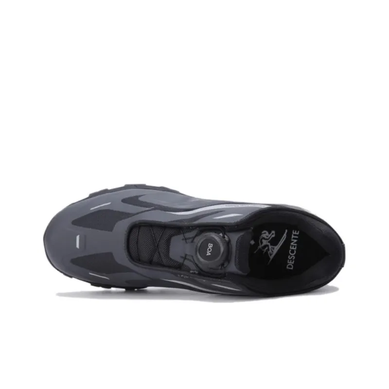 DESCENTE Stem Boa Abrasion Resistant Breathable Low Top Casual Shoes Unisex Black-5