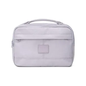 MYD Portable Cosmetics Storage Bag Travel Handbag Toiletry Bag Makeup Bag Women's Lavender