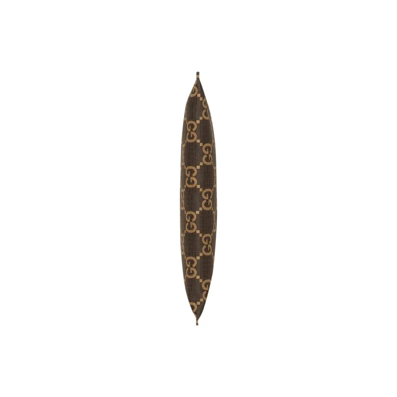 GUCCI Recycled Polyester Clutch Men's Ebony & Beige-4