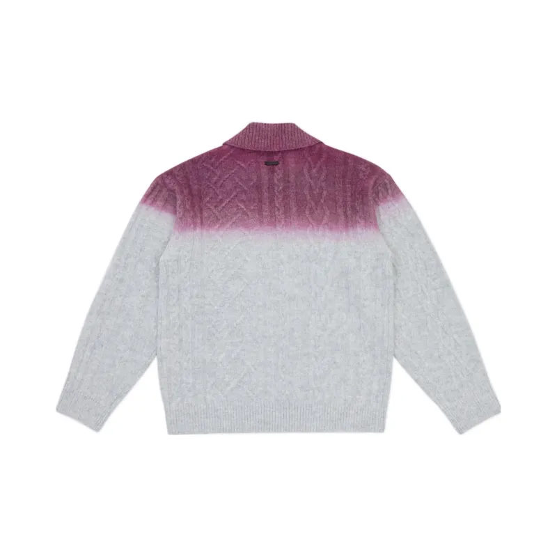 ADER ERROR Gradient effect Cable knit Jumper-1