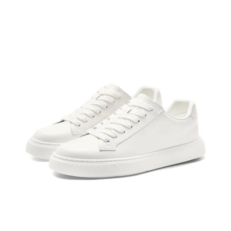 BELLE Skateboard Shoes Men Low Top Solid Color-8