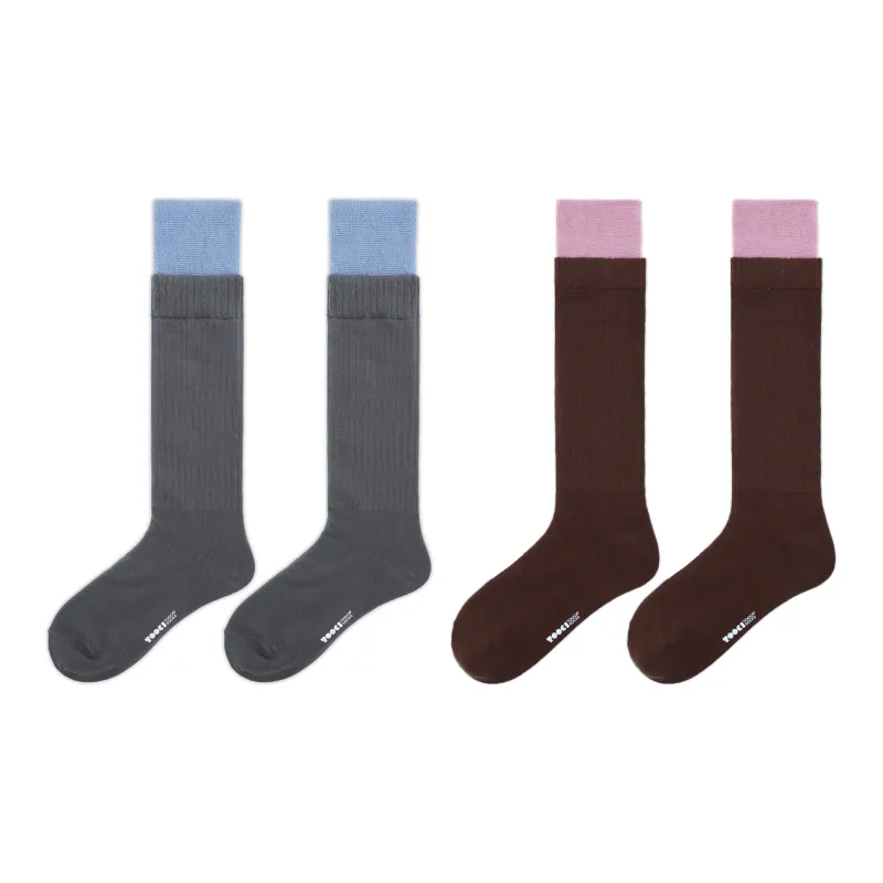 TOOCI Women's Knee high Socks-14