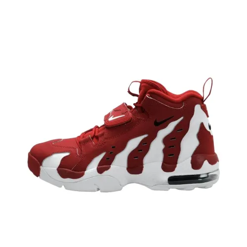 Nike Air Max 96 Vintage Basketball Shoes Men High-Top Red/White