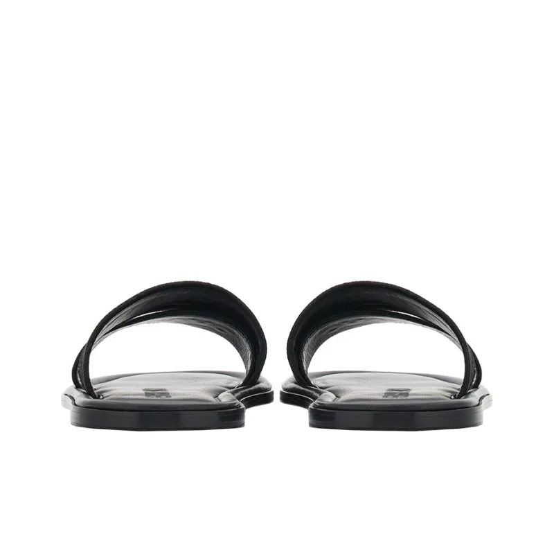 FERRAGAMO Logo-print Slip-on Style Slides-3