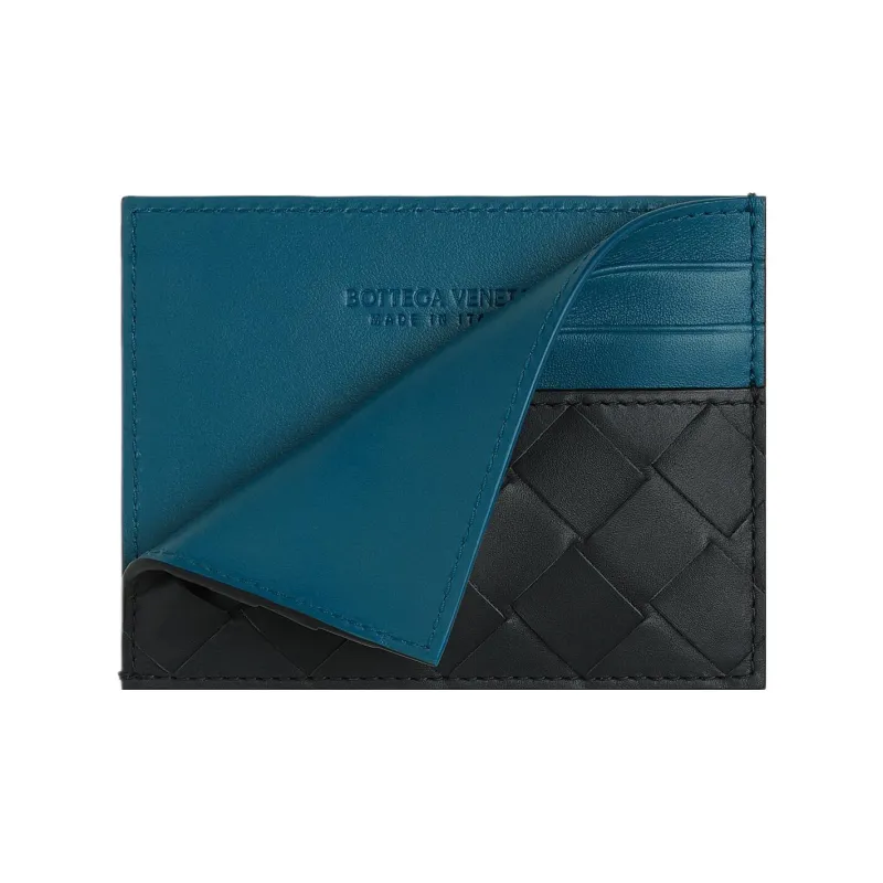 Bottega Veneta Intrecciato Two Toned Card Holder-1