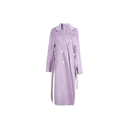 MISSSHINE Coats Women's Taro Purple Color