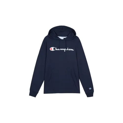 Champion Sweatshirts Unisex Navy Blue