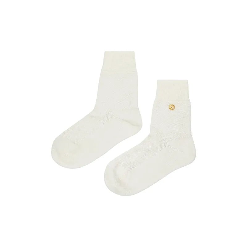 GUCCI Mid Calf Socks Unisex 1 Pack White-0