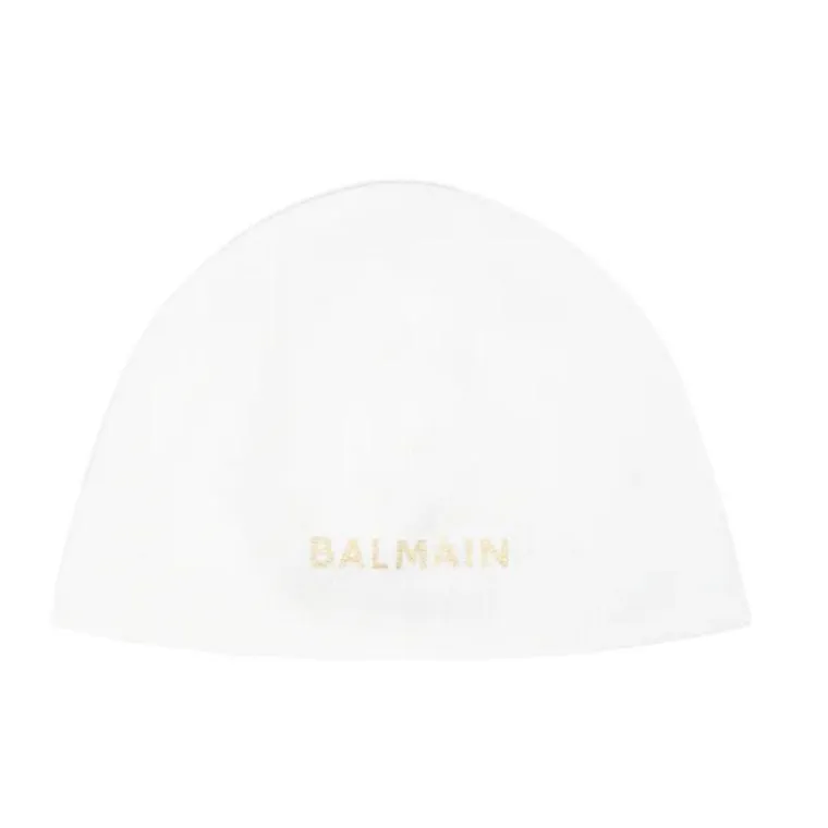 BALMAIN Logo print Beanies Set Of Two-0