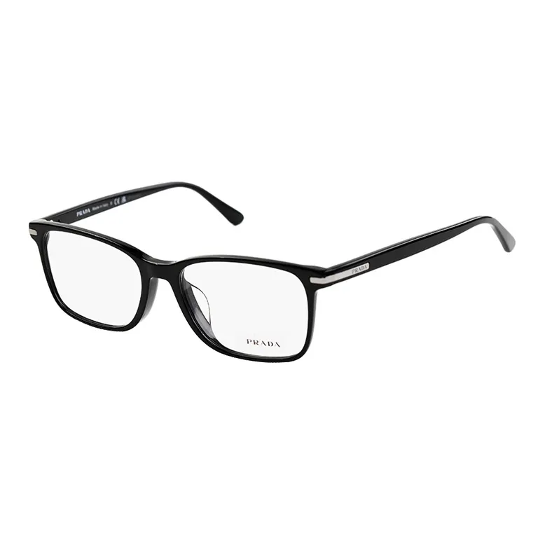 PRADA Plate Frame Metal Polycarbonate Lens Square Eyeglass Frames Men's-0