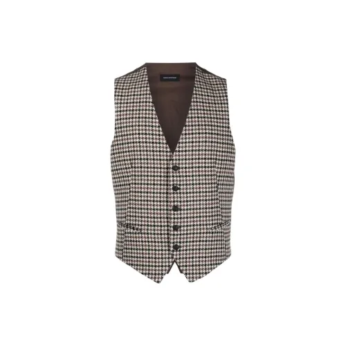 Tagliatore Vests Men Light Brown