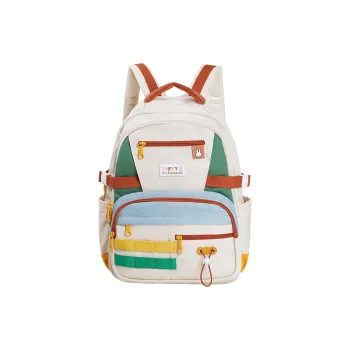 Miffy Oxford Backpack Large Size Women's Green/Brown