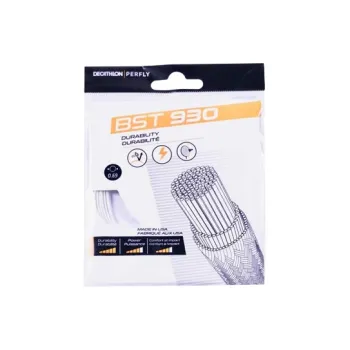DECATHLON Stretch Durable, Both Features Badminton Racket Strings White