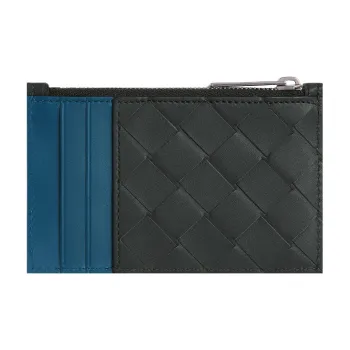 Bottega Veneta Intrecciato Zipped Card Case