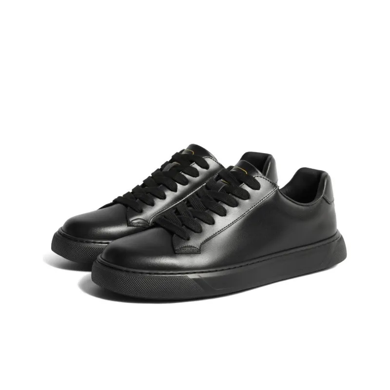 BELLE Skateboard Shoes Men Low Top Solid Color-13