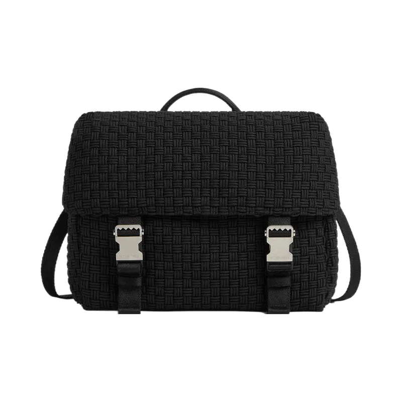 Bottega Veneta Intrecciato Cotton With Nylon Backpack Regular Men's Black-0