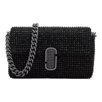 MARC JACOBS The Rhinestone J Marc Logo Detailed Mini Shoulder Bag