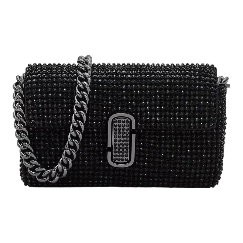 MARC JACOBS The Rhinestone J Marc Mini Shoulder Bag-0