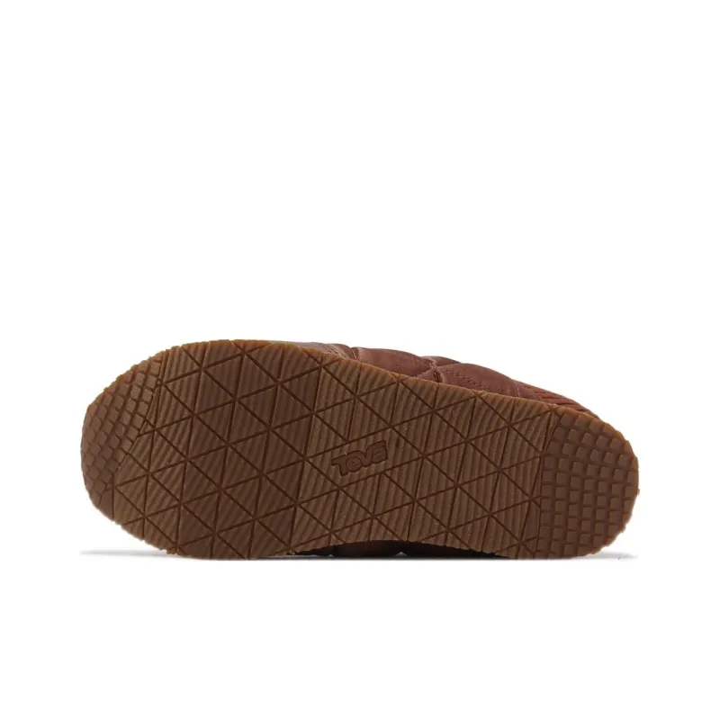 Teva ReEmber Satinya Cushioning Wear-Resistant Low-Top Casual Shoes Women's Coffee Brown-5