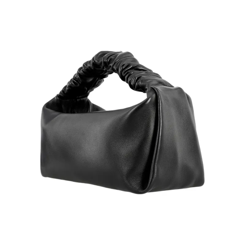 Alexander Wang Scrunchie Lambskin Shoulder Bag, Handbag Regular Women's Black-2