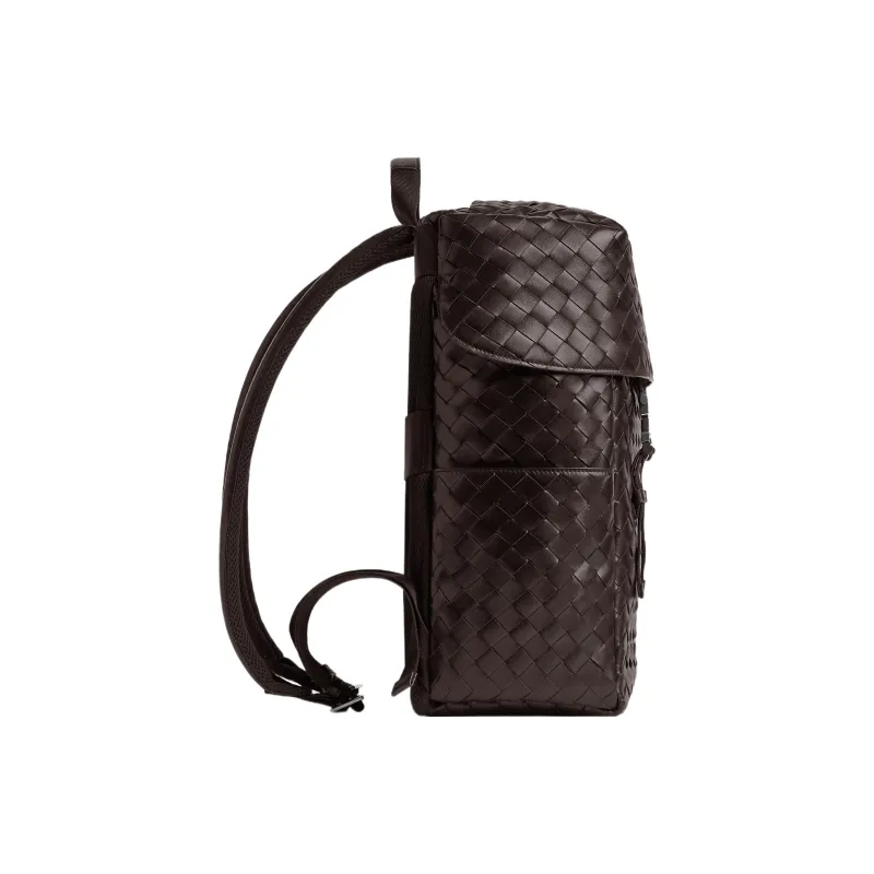 Bottega Veneta Intrecciato Flap Backpack-1